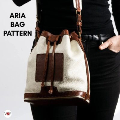 Бесплатные выкройки и лекала | Сумка Aria Bucket Bag