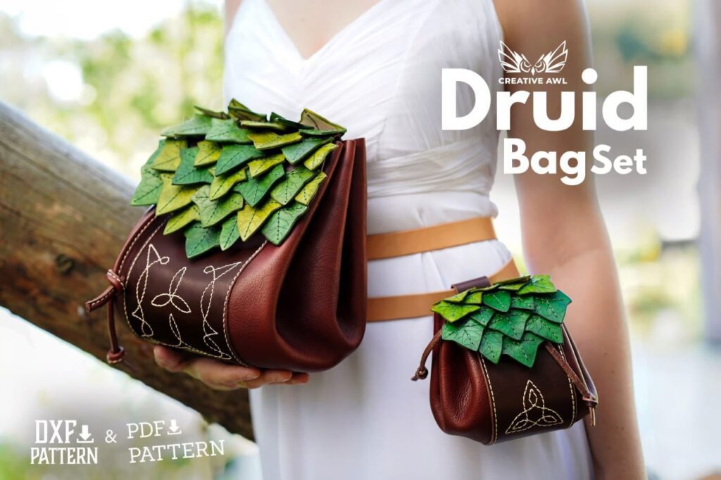 Druid Bag Set Pattern от Creative Awl. | Бесплатные выкройки и лекала