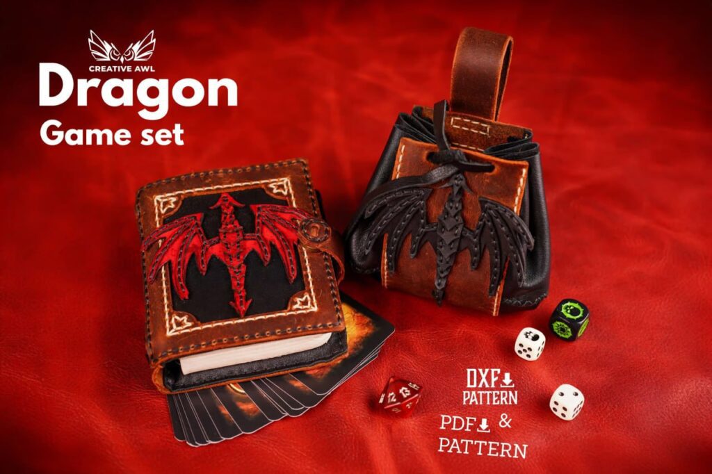 Dragon Game Set Patterns от Creative Awl. | Бесплатные выкройки и лекала