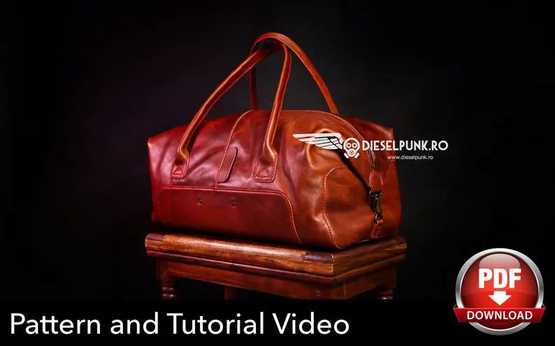 Бесплатные выкройки и лекала | Duffel Bag от DieselpunkRo.