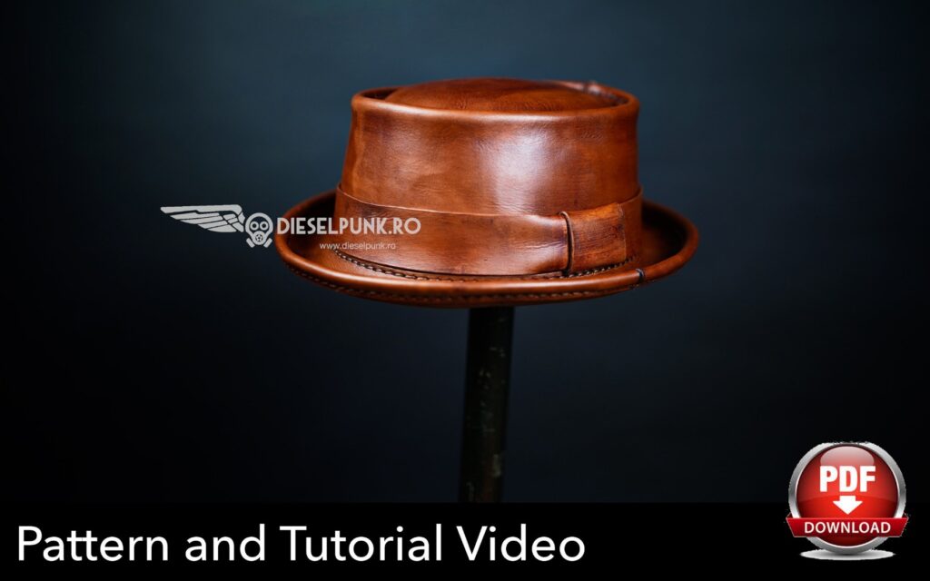 Бесплатные выкройки и лекала | Pork Pie Hat от DieselpunkRo.