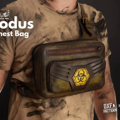 Бесплатные выкройки и лекала | Exodus Chest Bag by Creative Awl