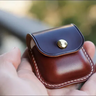 Чехол для AirPods — выкройка от GuSan Leather Craft | Бесплатные выкройки и лекала Чехол для AirPods — выкройка от GuSan Leather Craft
