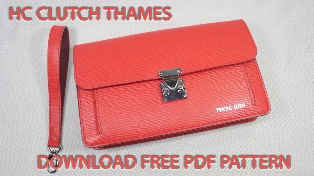 Клатч Thames — выкройка от Huong Craft