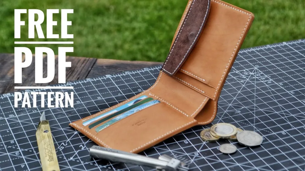 Бифолд с монетницей — выкройка от Wcambridge leather | Бесплатные выкройки и лекала Бифолд с монетницей — выкройка от Wcambridge leather