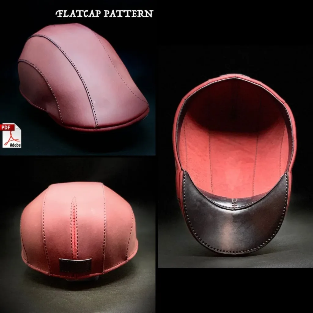 Кепка-восьмиклинка — выкройка от Luvia Leather | Бесплатные выкройки и лекала Кепка-восьмиклинка — выкройка от Luvia Leather