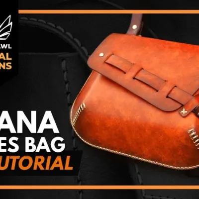 Сумка Diana на поясной ремень — выкройка от Creative Awl