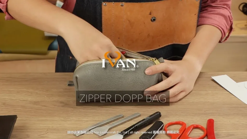 Несессер на молнии — выкройка от Ivan leather craft | Бесплатные выкройки и лекала Несессер на молнии — выкройка от Ivan leather craft