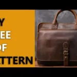 Портфель — выкройка от Free pdf pattern for leather worker | Бесплатные выкройки и лекала