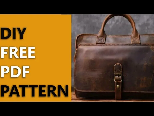 Портфель — выкройка от Free pdf pattern for leather worker | Бесплатные выкройки и лекала Портфель — выкройка от Free pdf pattern for leather worker