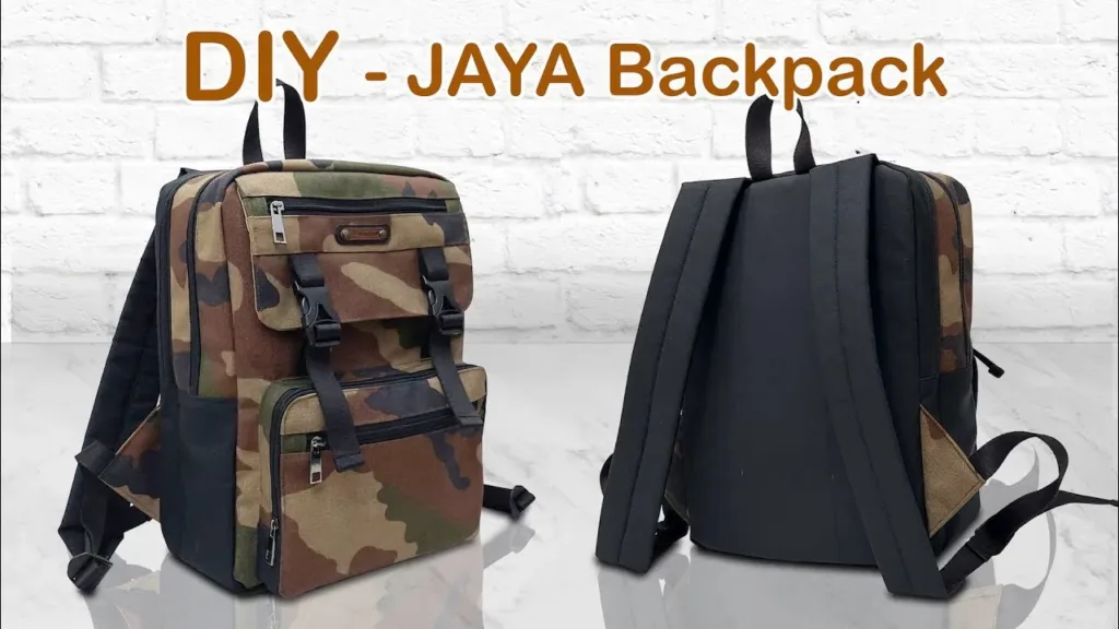 Рюкзак JAYA с карманами — выкройка от Miko Craft | Бесплатные выкройки и лекала Рюкзак JAYA с карманами — выкройка от Miko Craft