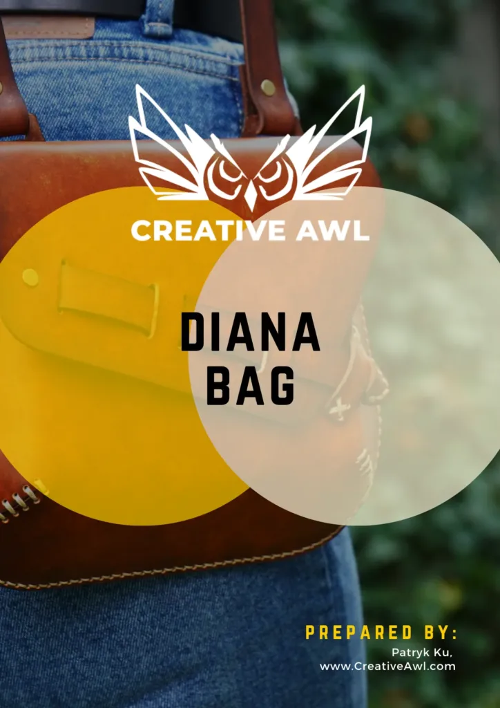 Сумка Diana на поясной ремень — выкройка от Creative Awl
