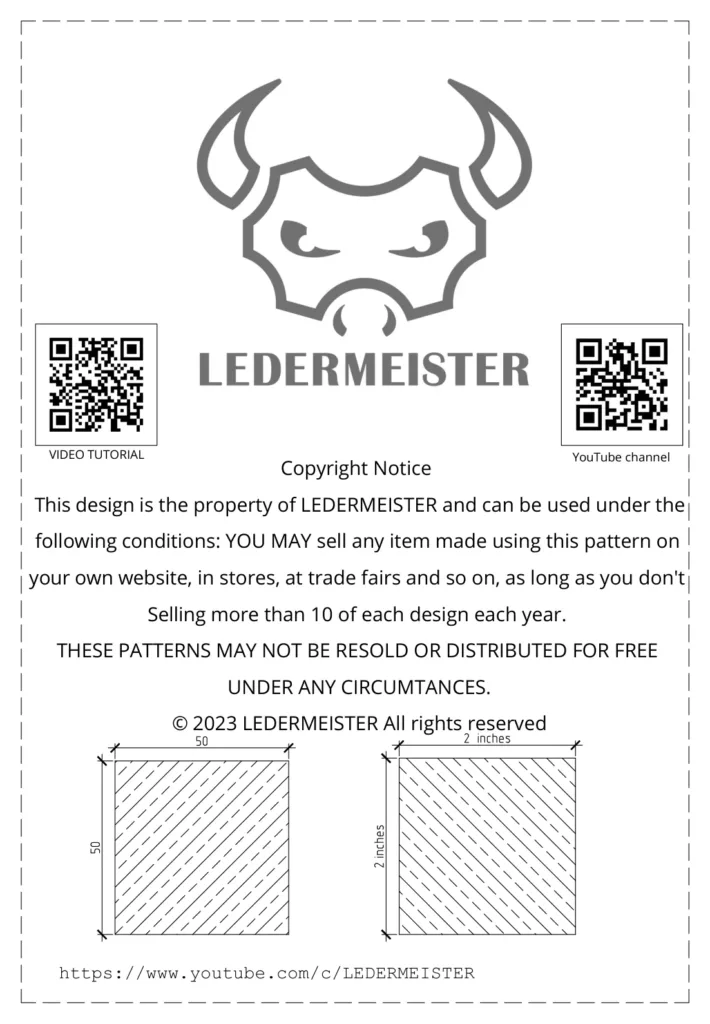 Сумка-слинг — выкройка от Ledermeister