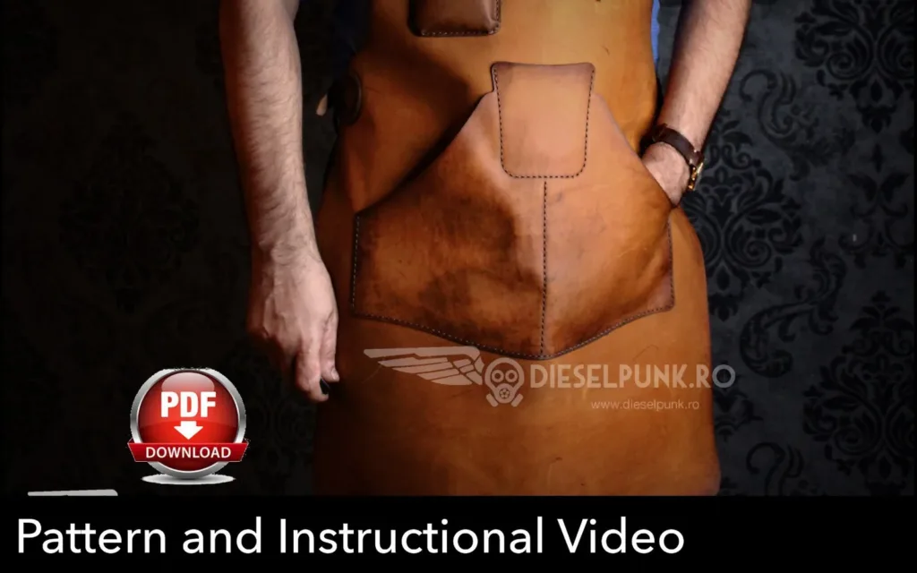 Фартук DieselpunkRo: 19 листов A4 со склейкой, S–XL