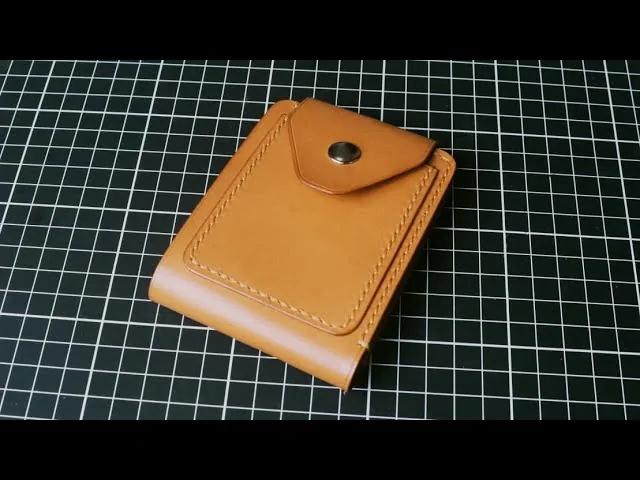 Бифолд ARF handmade — минимализм на одном листе A4 | Бесплатные выкройки и лекала Бифолд ARF handmade — минимализм на одном листе A4