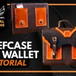 Бумажник-портфель i-Bag: 10 листов A4, кожа 1,2–1,5 мм | Бесплатные выкройки и лекала