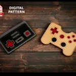 Картхолдер Retro Game: выкройка на одном листе A4 | Бесплатные выкройки и лекала Картхолдер Retro Game: выкройка на одном листе A4 | Бесплатные выкройки и лекала