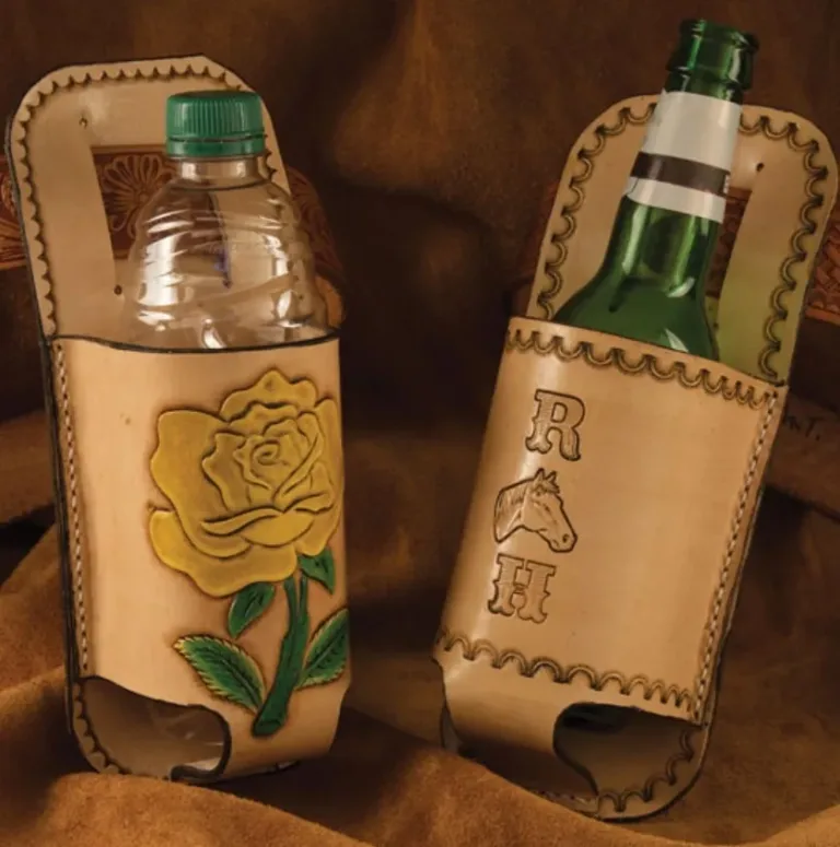 Чехол для бутылок — выкройка Leathercraft Library | Бесплатные выкройки и лекала Чехол для бутылок — выкройка Leathercraft Library