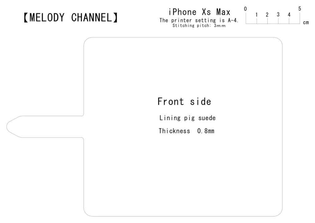 Чехол для iPhone Xs Max — отверстия под камеру и кнопку | Бесплатные выкройки и лекала Чехол для iPhone Xs Max — отверстия под камеру и кнопку