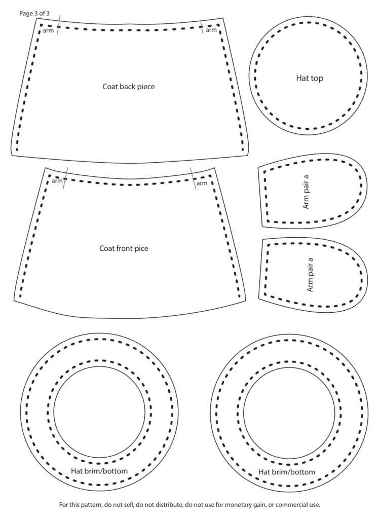 Кукла «Чумной доктор» из кожи: 3 листа Letter