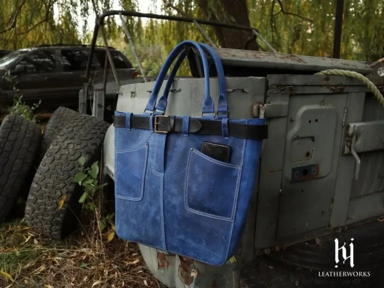 Джинсовый шопер — выкройка Leather Works | Бесплатные выкройки и лекала Джинсовый шопер — выкройка Leather Works