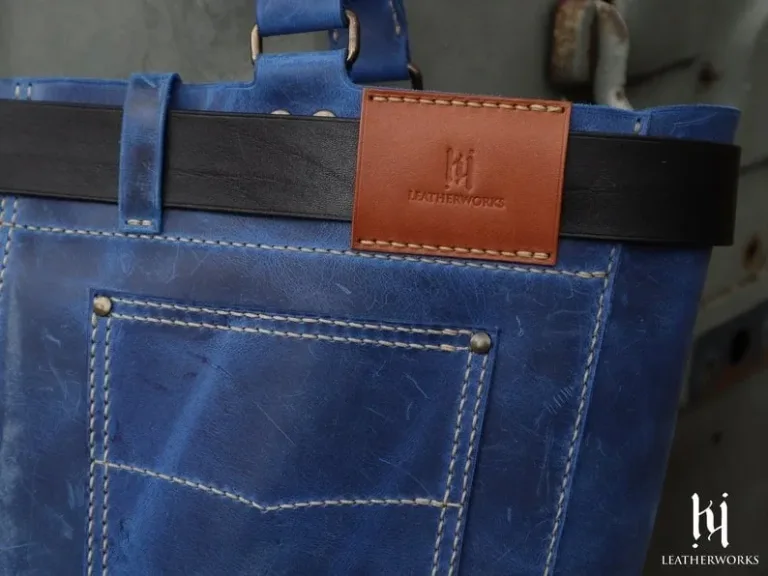 Джинсовый шопер — выкройка Leather Works | Бесплатные выкройки и лекала Джинсовый шопер — выкройка Leather Works
