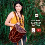 Рюкзак Geronimo: 24 листа Letter, магнитный клапан | Бесплатные выкройки и лекала