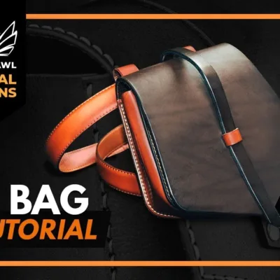 Поясная сумка Hunting Bag: 3 листа A4, кожа 1,6–2,0 мм