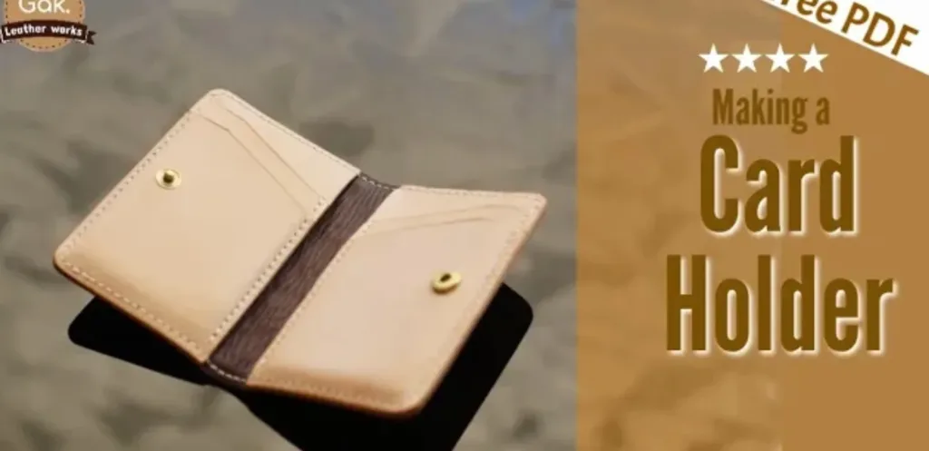 Квилтинг-кардхолдер — выкройка Gak Leather works