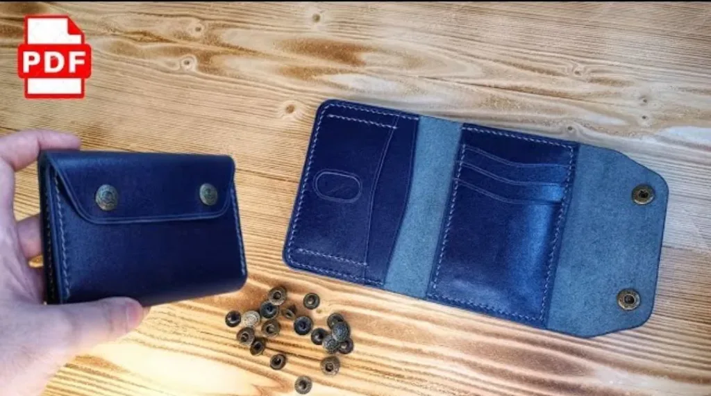 Картхолдер Leathercrafting with Negin: лист А4 | Бесплатные выкройки и лекала Картхолдер Leathercrafting with Negin: лист А4