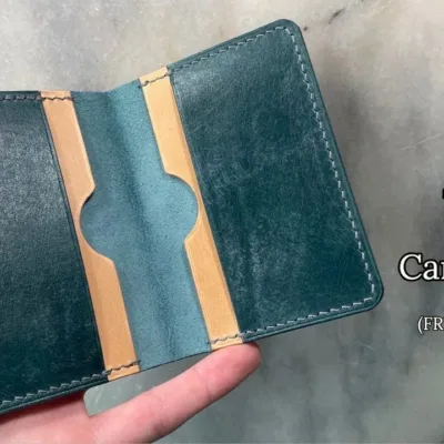 Картхолдер Canto из кожи: выкройка + видеоурок