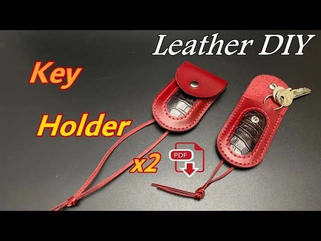 Ключница Key Case L от Leathercraft Berlin: лист A4 | Бесплатные выкройки и лекала Ключница Key Case L от Leathercraft Berlin: лист A4