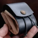 Монетница из кожи — выкройка PDF, 2 листа A4 koshelek-dlja-monet-tissoleather-g0
