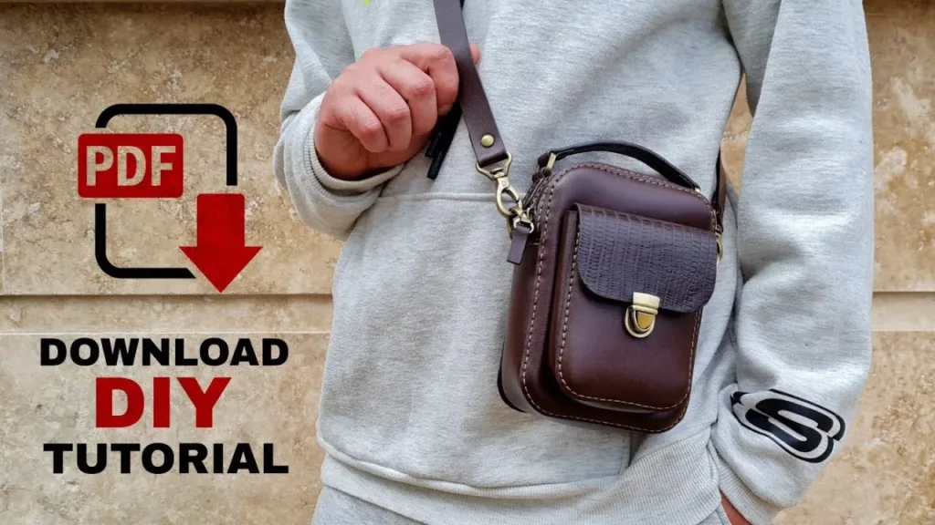 Кроссбоди Caspia Leather: выкройка на 5 листах A4