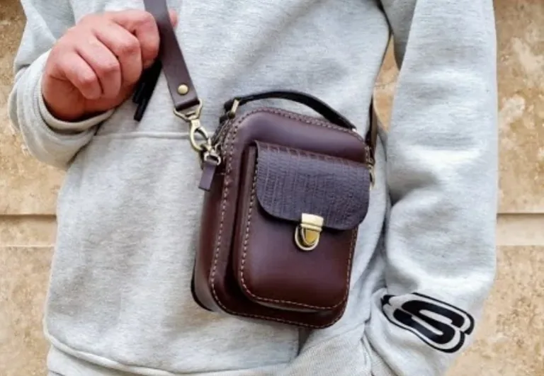 Кроссбоди Caspia Leather: выкройка на 5 листах A4