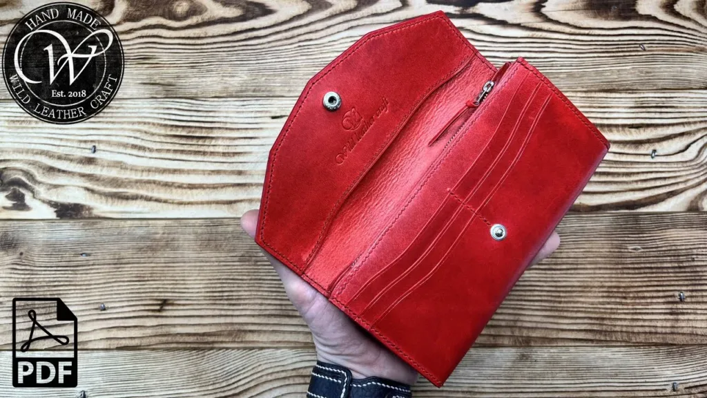 Женский длинный кошелёк — Wild Leather Craft