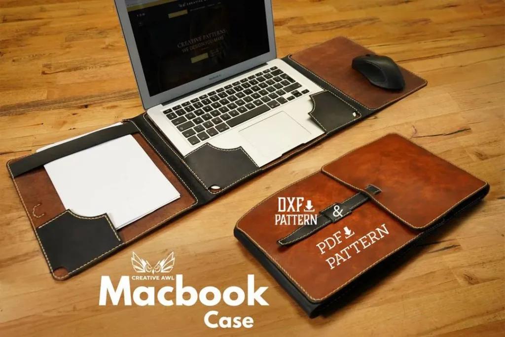 Чехол для MacBook — выкройка Creative Awl | Бесплатные выкройки и лекала Чехол для MacBook — выкройка Creative Awl