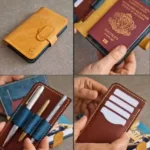 Обложка блокнота А6 с блоками для карт и ручек | Бесплатные выкройки и лекала Обложка блокнота А6 с блоками для карт и ручек | Бесплатные выкройки и лекала
