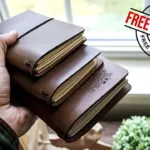 Обложка для блокнота Traveler's: 8 листов A4 со склейкой | Бесплатные выкройки и лекала