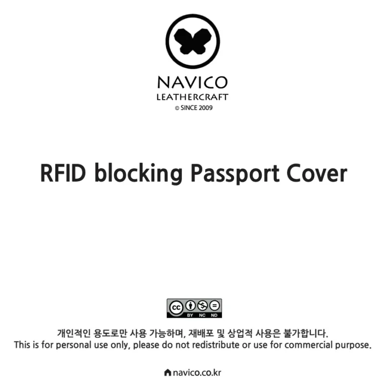 Обложка для паспорта с RFID-защитой: 6 листов A4 | Бесплатные выкройки и лекала Обложка для паспорта с RFID-защитой: 6 листов A4