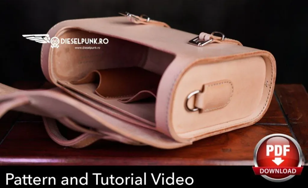 Портфель-сумка One Minute Bag: выкройка, 24 листа