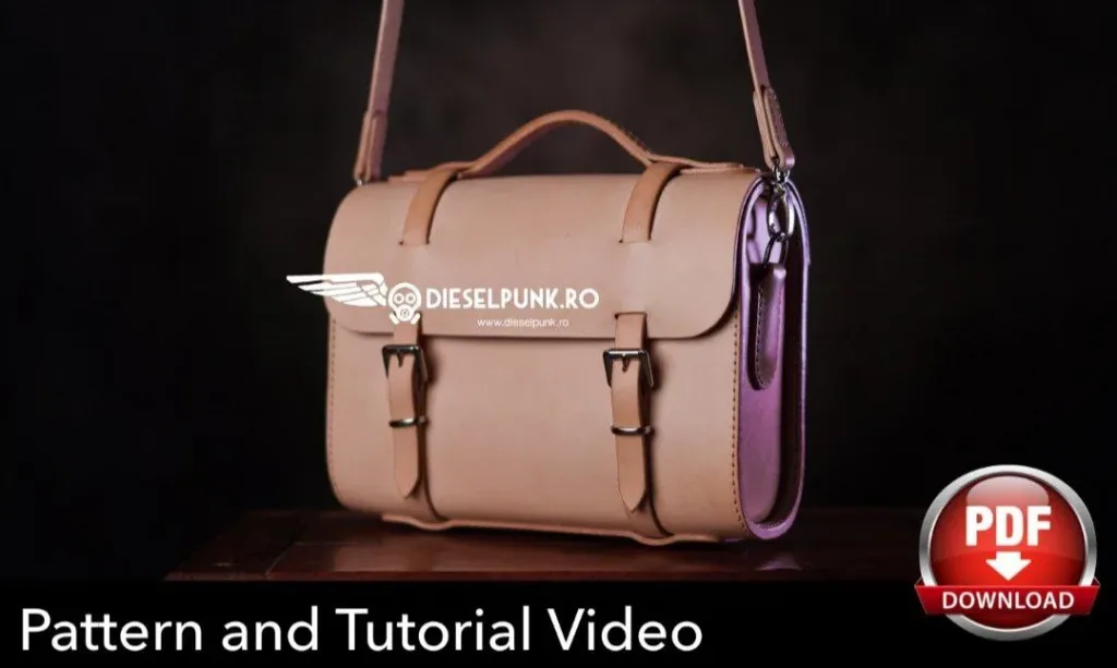 Портфель-сумка One Minute Bag: выкройка, 24 листа