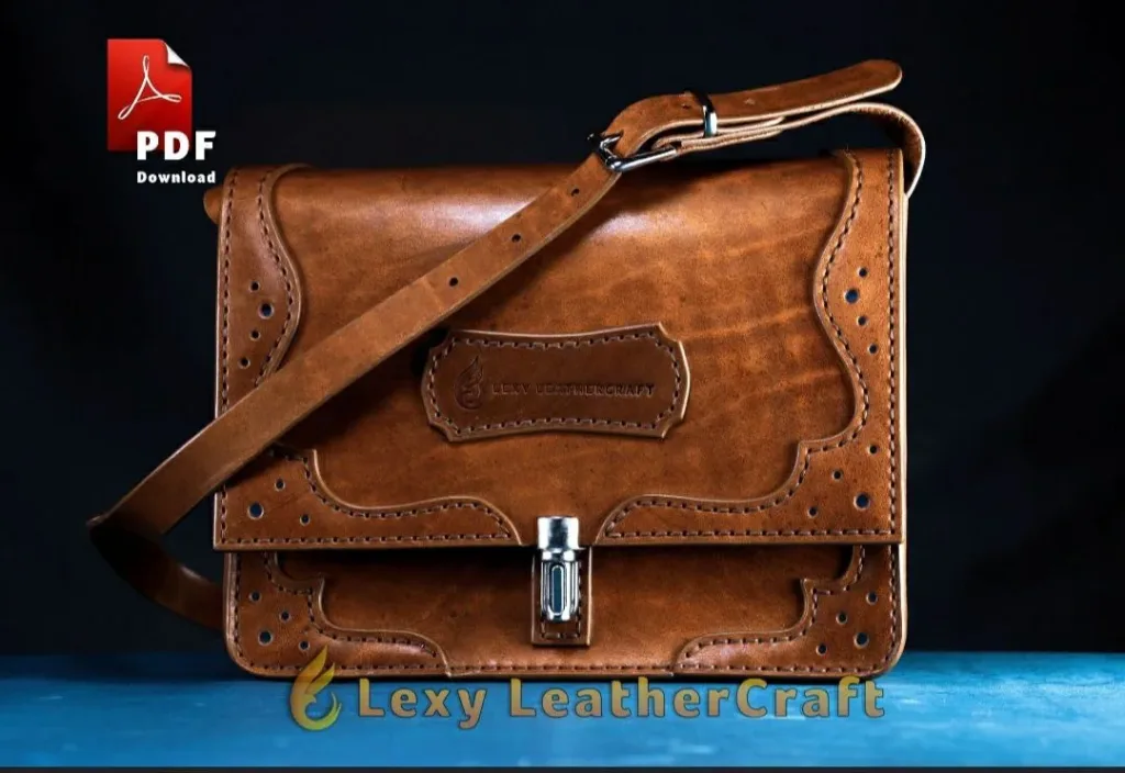 Портфель LexyLeatherCraft: 10 листов A4 со склейкой | Бесплатные выкройки и лекала Портфель LexyLeatherCraft: 10 листов A4 со склейкой