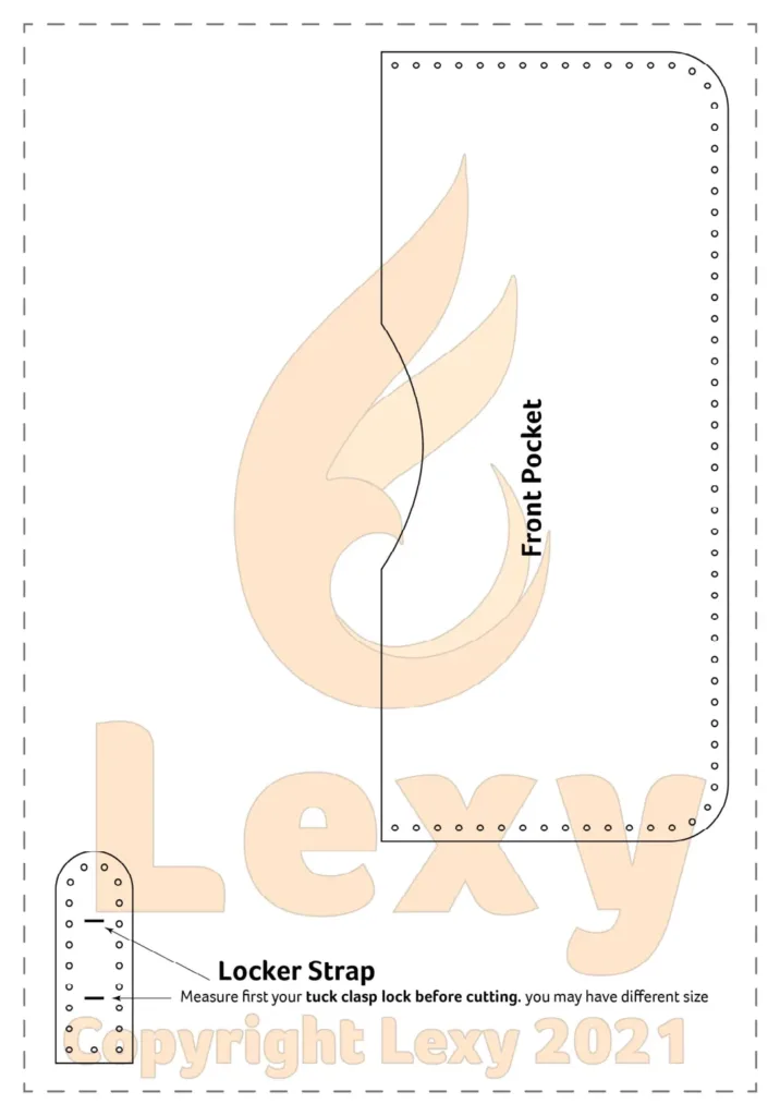 Портфель LexyLeatherCraft: 10 листов A4 со склейкой | Бесплатные выкройки и лекала Портфель LexyLeatherCraft: 10 листов A4 со склейкой