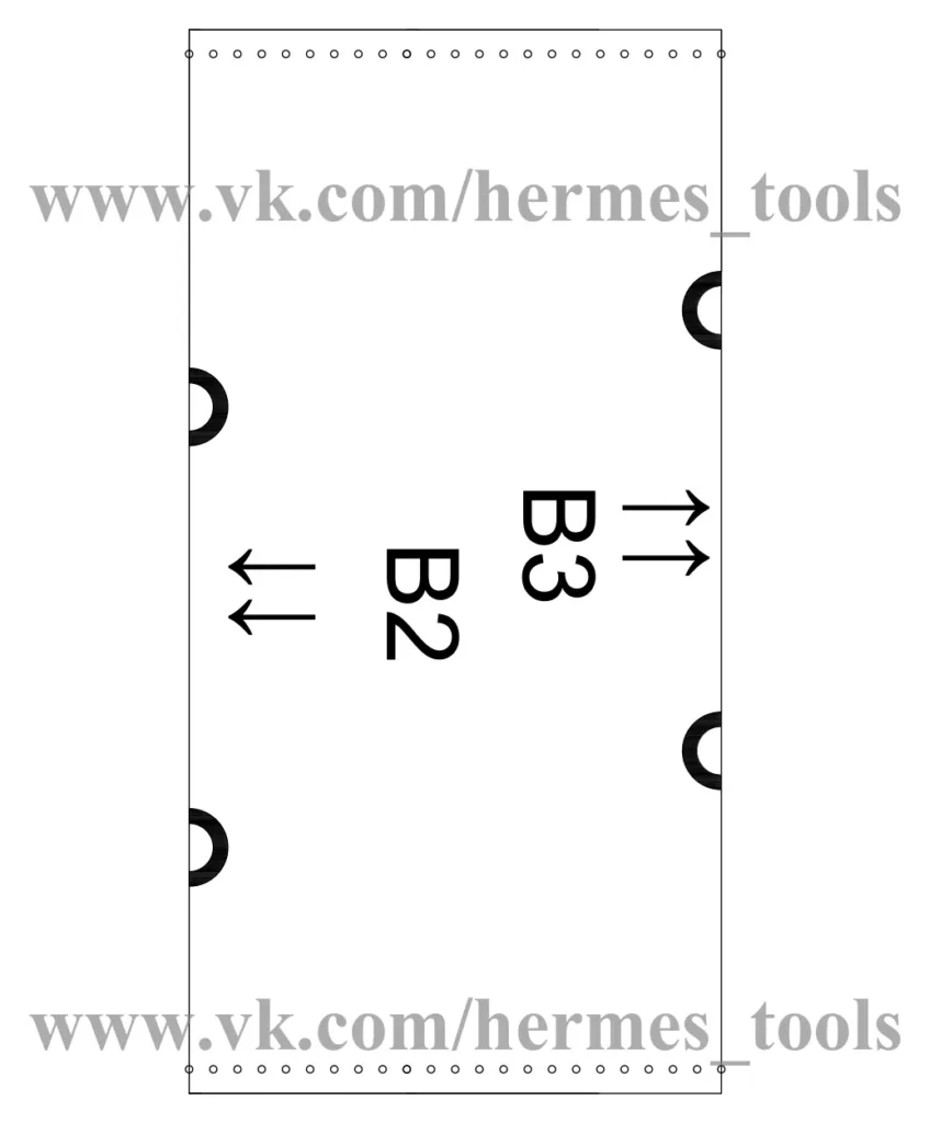 Сумка Hermes Tools — 11 листов A4 и шаг пробойника 5 мм | Бесплатные выкройки и лекала Сумка Hermes Tools — 11 листов A4 и шаг пробойника 5 мм