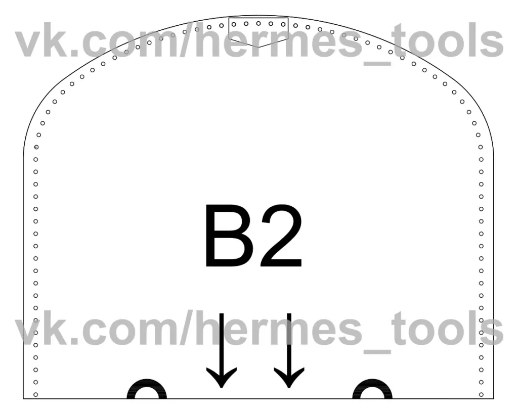 Сумка Hermes Tools — 7 листов A4, пробойник 5 мм